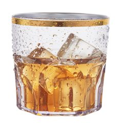 Copo Whisky Vip 300 ml Linha Ouro Cristal Ref 2466 (ilustração)